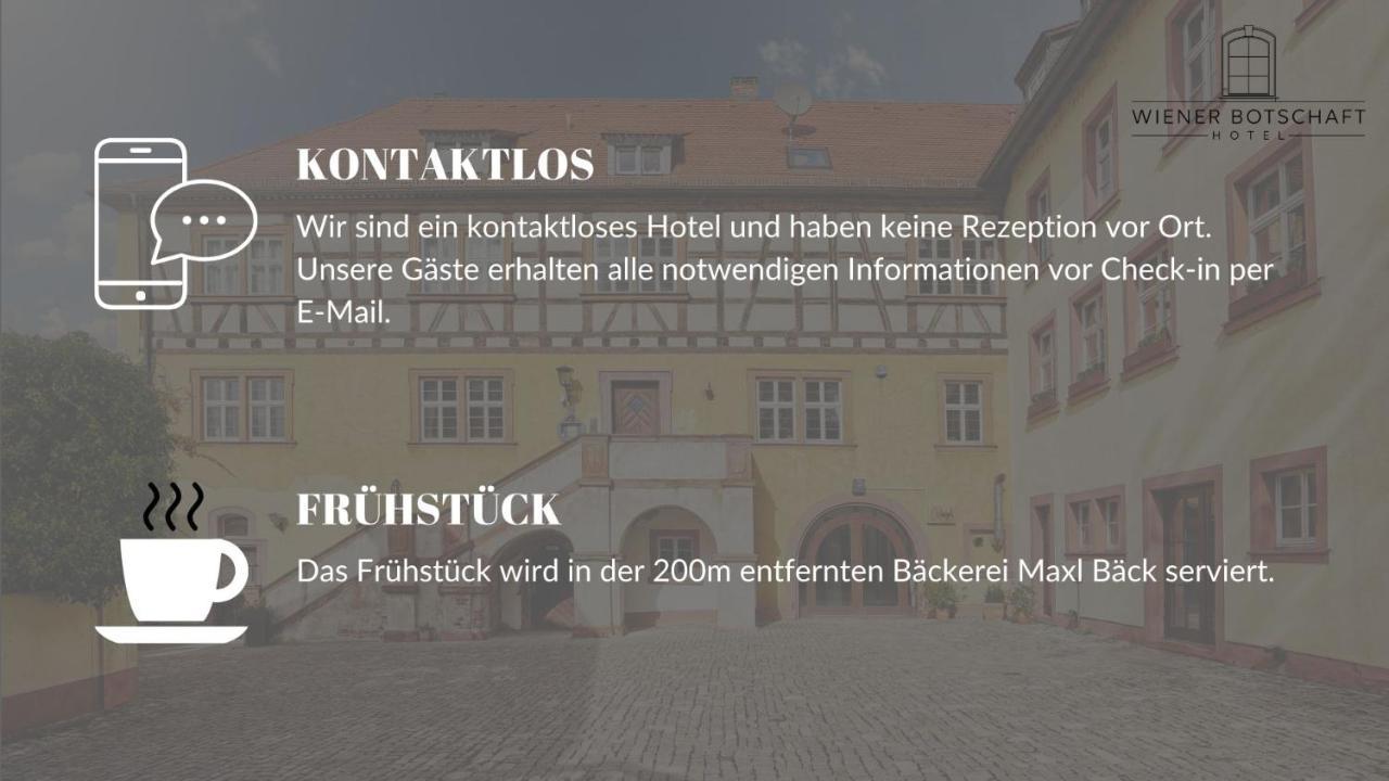 Hotel Wiener Botschaft In Veitshoechheim Buitenkant foto